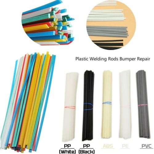 25PCS Plastic welding rods ABS/PP/PVC/PE Welding Sticks for Plastic Welder gun Bumper Repair Welding Supplies