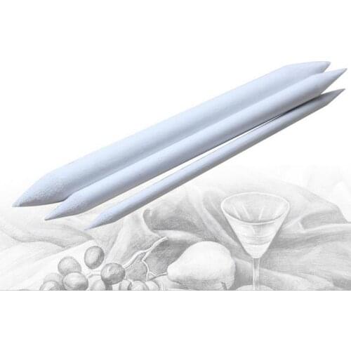 3Pcs White Painting Paper Pen Art Daub Sketching Tools Blending Stumps Tortillon JAN18