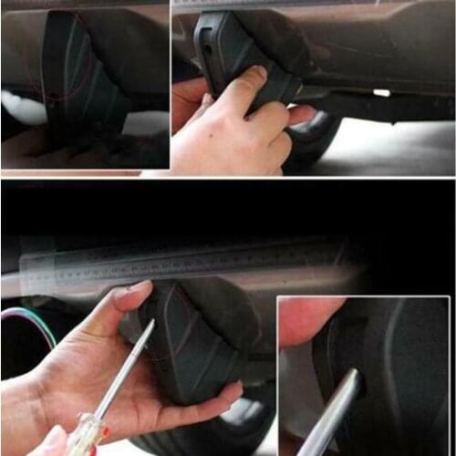 4pc Universal Car rear bumper cast shark spoiler for Peugeot 206 207 208 301 307 308 407 2008 3008 4008