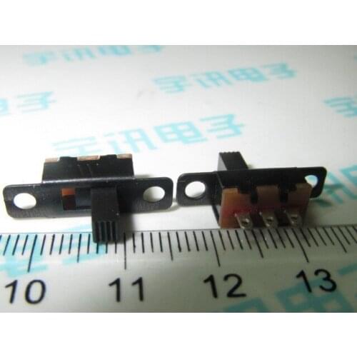 50 Pcs SS12F15-G6 on on 2 Position 1P2T SPDT Panel Mini Slide Switch Solder Lug