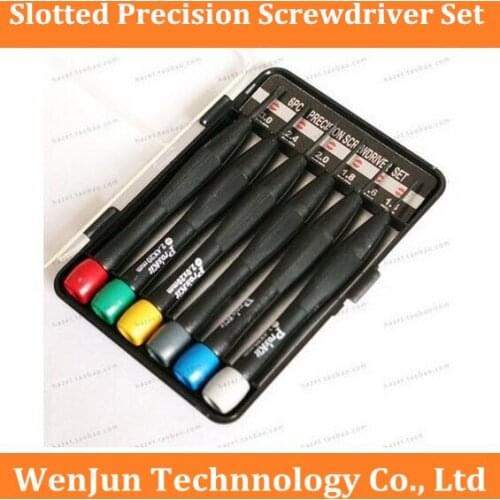 Free shipping All Slotted precision screwdriver set, screwdriver set(pk - 2062) for clock/notebook