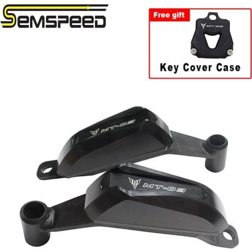 Engine Crash Protection Key Case Cover Set for Yamaha MT-09 FZ-09 FJ-09 MT-09 TRACER 2014-2019 XSR900 Tracer 900 2016-2019
