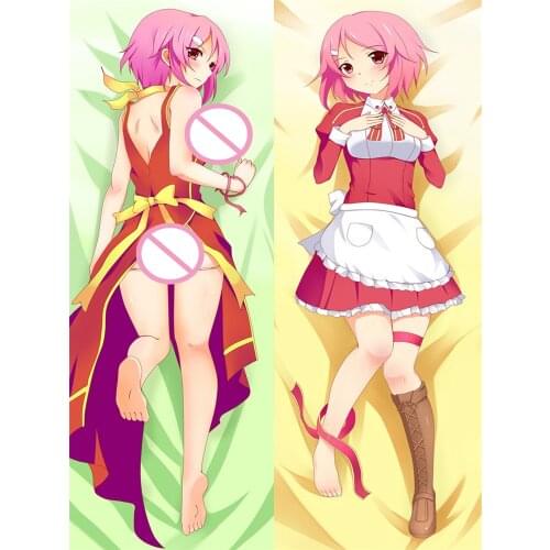 Anime Sword Art Online SAO characters sexy girl Yui & Shinozaki Rika otaku Dakimakura throw pillow cover Hugging Body PillowCase
