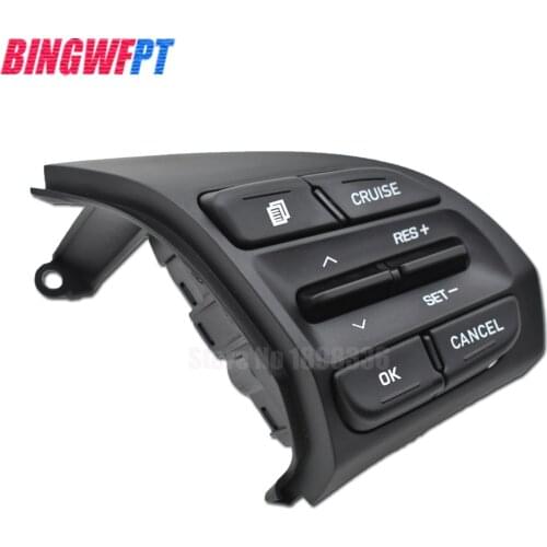 Steering Wheel Button For Hyundai Elantra AD Solaris 2017 2018 1.6L 1.4T 2016 Buttons Bluetooth Phone Cruise Control Volume