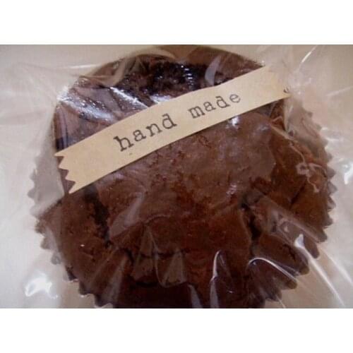 Kraft Handmade Sticker For DIY Handmade Products/Gift/Cake/Candy Package Seal Sticker DIY Scrapbooking sticker 400pcs