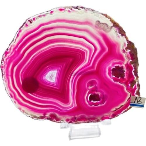 Natural Crystal AGATE SLAB Geode Slice Crystal Mineral Energy Stone Healing Home Decoration Gift