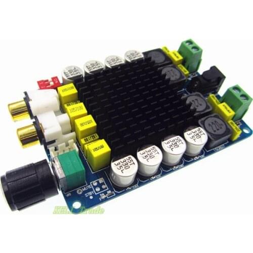 Amplifier Board of TDA7498 Class D 2X100W Dual Channel Audio Stereo 80W + 80W Digital Amplifier Board Module