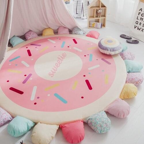 Nordic Detachable Petal Pad Household Plush Cushion Living Room Carpet Tent Mat Baby Creeping Mat Tatami Cushion