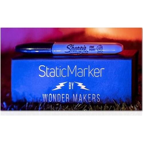 Static Marker By Wonder Makers (Gimmicks and Online Instructions) Illusions Magic Tricks Mentalism Street Magia Profesional