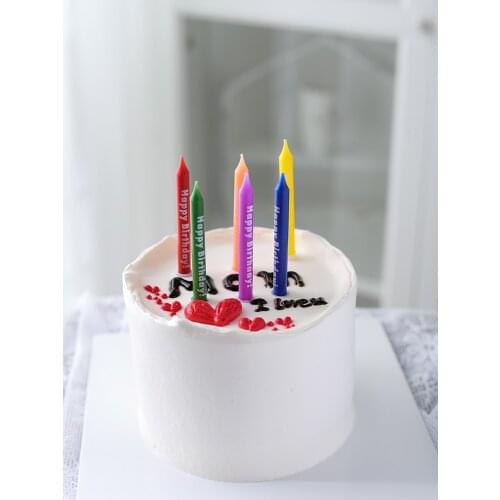 Birthday candle ins wind happy letter printing party banquet proposal baby one year old mini candle