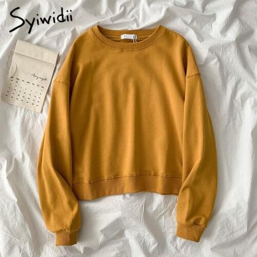 Женские длинные толстовки Syiwidii China At AliExpress