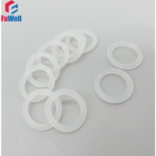 3.5mm Thickness White Silicon O-rings Seals Food Grade 82/85/90/92/95/100/105/110/115/120mm OD Rubber O Rings Gasket Washer