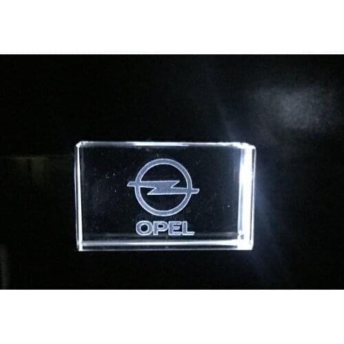 Usb2.0 metal crystal Opel car key model USB Flash Drive 4GB 8GB 16GB 32GB precious stone pen drive special gift Custom Logo
