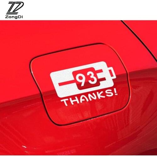 ZD Car Styling Sticker Fuel tank cap stickers For kia Ceed Suzuki grand vitara Citroen xsara picasso C3 Subaru Saab Lada granta