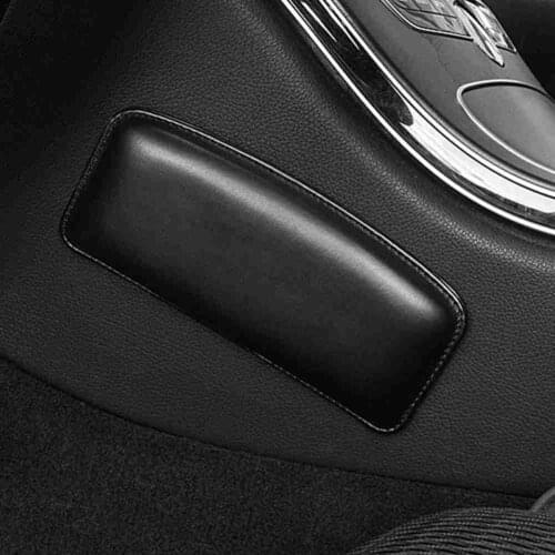 1pcs Microfiber Leather Knee Pad Car Interior Pillow Thigh Foam Comfortable Accessories Universal Car Cushion Support Elast T9D8