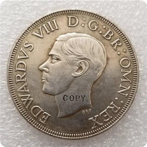 1937 Edward VIII Pattern Wreath Crown Copy Coin