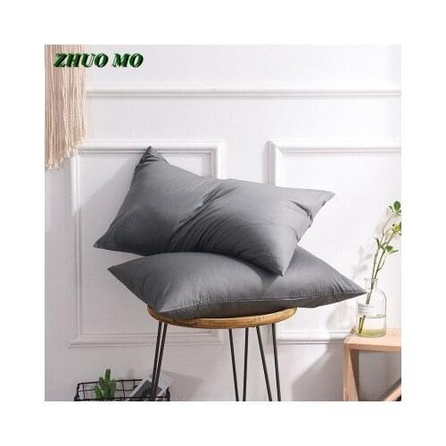 ZHUO MO 2pcs Soft cotton Pillowcase for full Queen King size bed Pillow Covers Valentine gift Bed Throw 48x74cm Pillow Covers