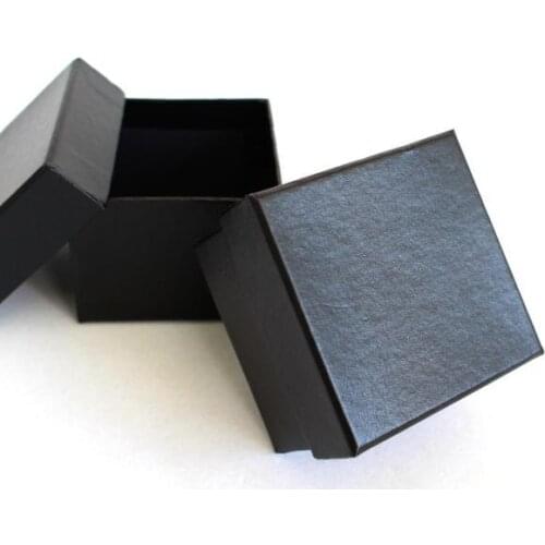 20pcs/lot-8*8*6cm Black Paper Boxes Heaven And Earth Cover Box Jewelry Gift storage Box DIY Craft Packaging