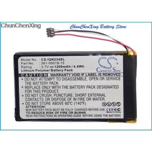 Cameron Sino 1200mAh Battery 361-00019-15 for Garmin Nulink 2340, Nulink 2390