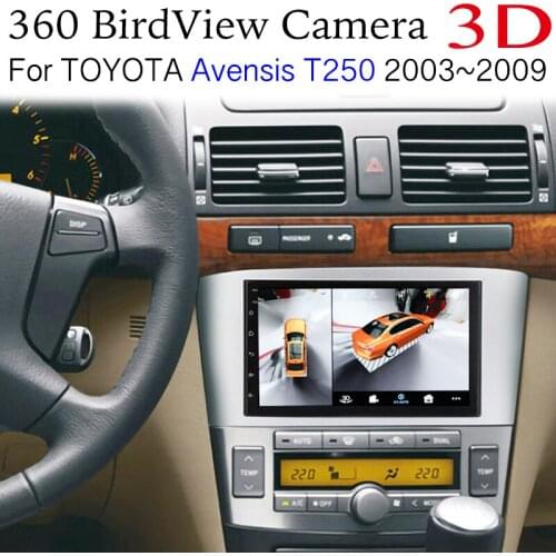For TOYOTA Avensis T250 2003~2009 Car Multimedia GPS Radio Navigation NAVI Player Integrated CarPlay 360 BirdView 3D