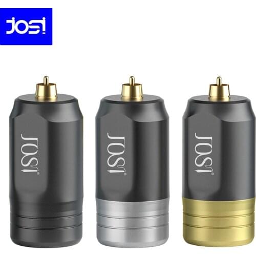 JOSI Wireless Tattoo Power Supply RCA 1600mAh Lithium Battey Power Supply With Adaptor for Coil & Rotary Tattoo Gun Machines
