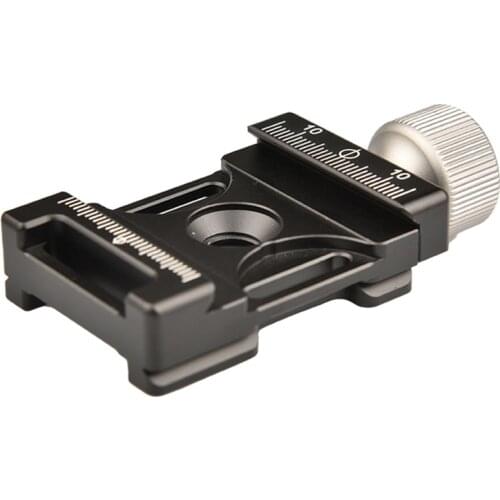 DC-38Q Aluminum Quick Release Plate Clamp Compatible with Arca Swiss for 38mm QR Plate
