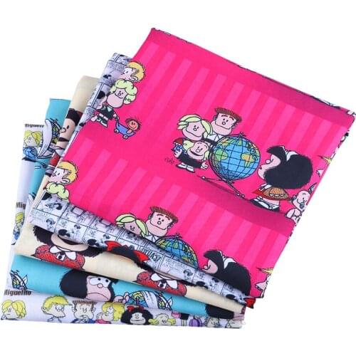 Childrens sewing doll dress tablecloth printed tulle home textile polyester Christmas quilt fabric patchwork 50 * 140cm/piece