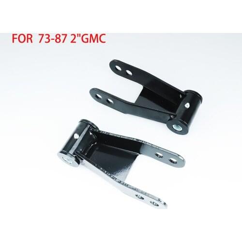 For Chevy C10 1973 - 1987 2wd Truck 2" Rear Two Wheel Drive Level Leveling Drop Lowering Shackles Lower Parts