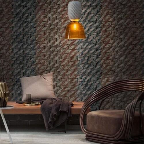 Beibehang retro personality straw Chinese wallpaper classical living room TV background wall bedroom Chinese style new wallpaper