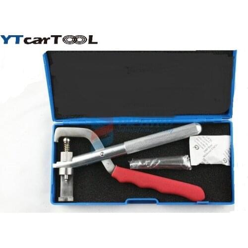 GOSO Folding key Disassembly Tool folding key blade Assembly Tool set Locksmith + 3 nails Flip Key Remover, Car key Fixing Tool