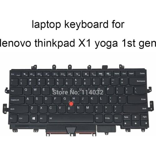 US backlit keyboard SN20H34951 for lenovo ThinkPad X1 x1c yoga 1st gen 20FQ 20FR 2016 black with Pointer SN20H34910 00PA042