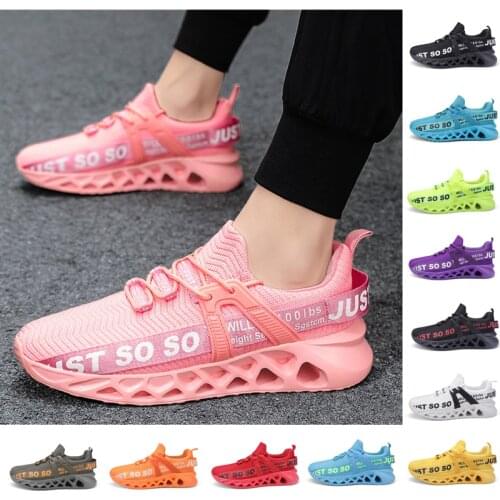 Fashion Women Lightweight Sneakers Running Shoes Outdoor Sports Shoes Breathable Mesh Comfort Running Shoes Lace Up 12 Colour