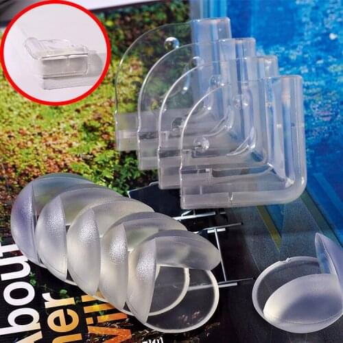 Hot selling safety protection articles table foot corner protection transparent spherical glass corner protection for children