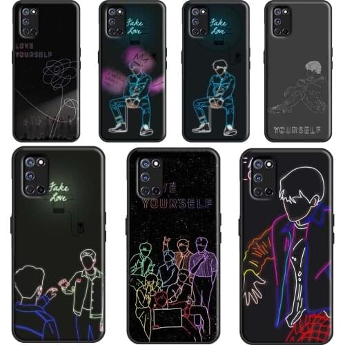 Love Yourself Art For OPPO A15 A3S A5S A52 A72 A92 A83 A91 A93 F5 Reno2 Z A31 A53 A5 A9 2020 A1K Phone Case