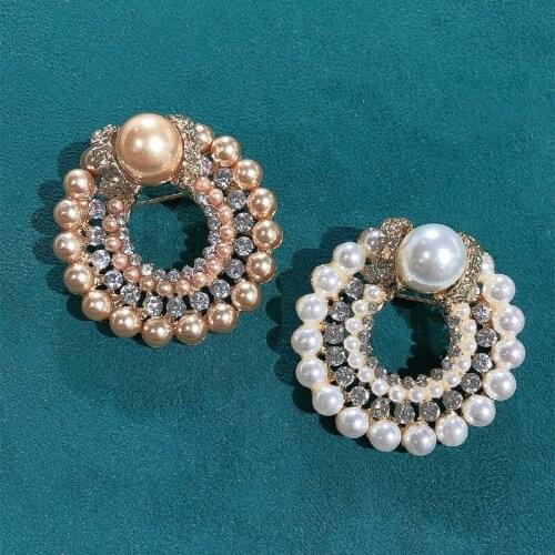 Muylinda Romantic Simulated Pearl Enamel Brooches for Women Elegant New Design Luxury Fashion Brooch Enamel Pin High Quality