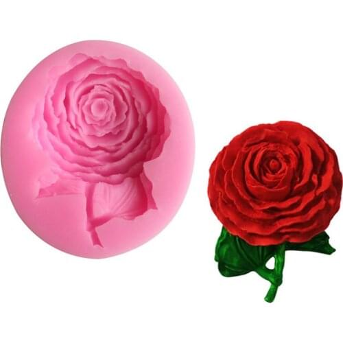 New Rose Mould DIY Fondant Cake Mould Chocolate Fudge Dry Pez Soap Mould
