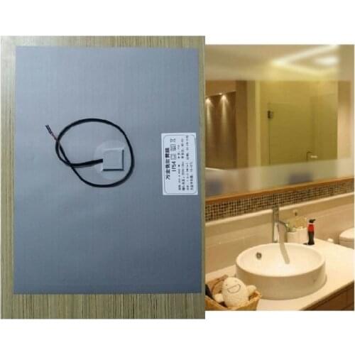 Bathroom Mirror Protective Film Anti Fog Window Clear Waterproof Electronic Heating Film for Shower Room Mirror