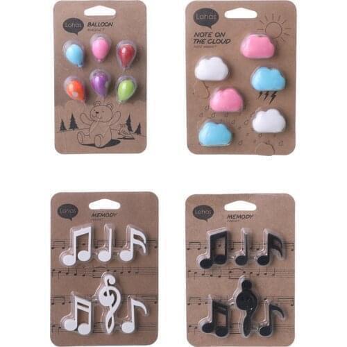 Cloud musical balloon magnet magnetic home decor decoration fridge magnet refrigerator magnets home stickers on the refrigerator