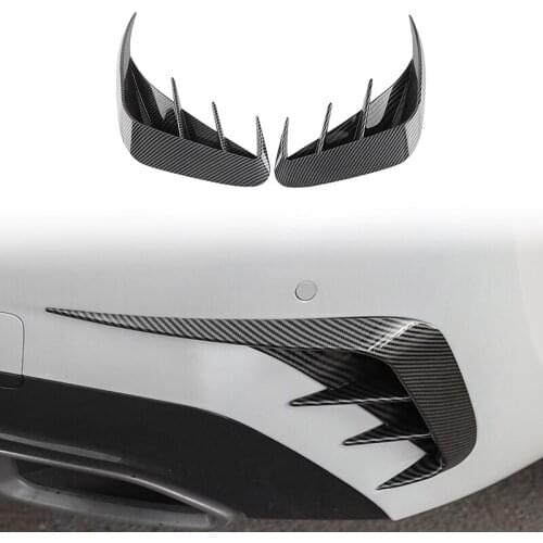 Pair Rear Bumper Spoiler Air Vent Trim Cover For-BMW 3 Series G20 G28 2019-2021 ​Auto Spoiler Decor