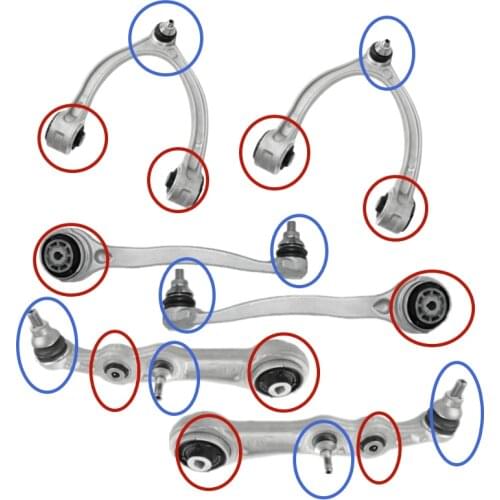 Front Suspension Control Amr Bushing and Ball Joint Complete Set For Mercedes-benz W205 C200 Car Spare Parts