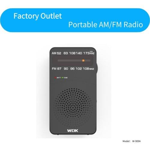 Portable AM/FM Radio For AM, the set uses a built in antenna. Direct this antenna for best reception by turning the whole set