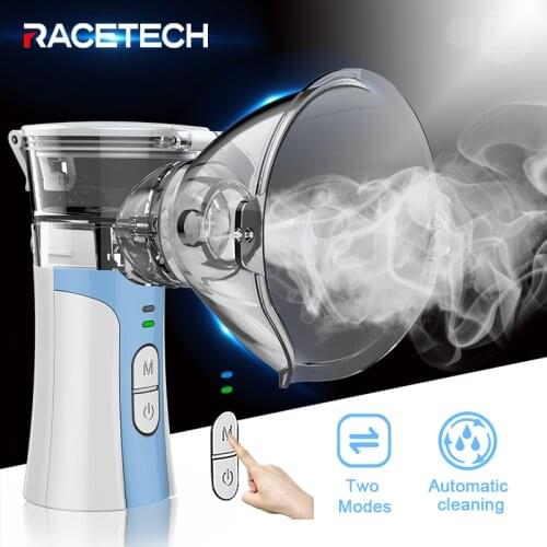 Portable Nebulizer For Inhalation Steam Inhaler Cough Asthma Autoclean Mesh Atomizer Children Nebulizador Portatil Inalador