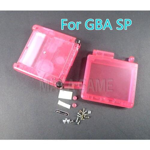 Transparent Limited Edition Full Housing Shell For Nintend Gameboy Advance SP Clear Game Console Cover Case For GBA SP