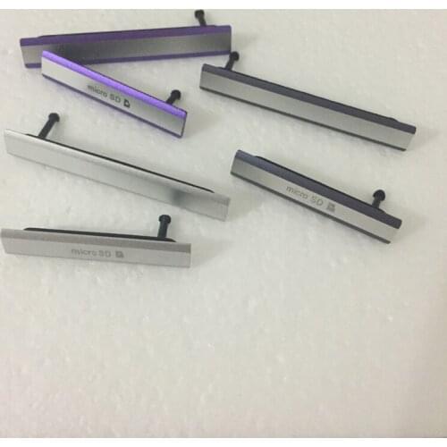 For Sony Xperia Z2 D6502 D6503 Sim Card Slot Port Micro SD USB Dust Plug Cover for Sony Xperia Z2 Card Cap Cover