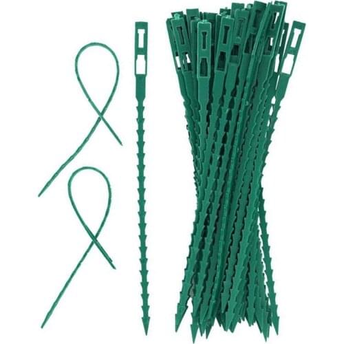 Adjustable Garden Plant Twist Ties - Flexible Plastic Twist Ties, Muti-Use for Garden Secure Vine, 9 Inch