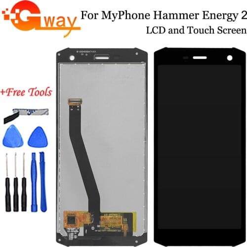 5.5" For MyPhone Hammer Energy 2 LCD Display Touch Screen Assembly For Energy 2 Phone Replacement Parts + Free Tools