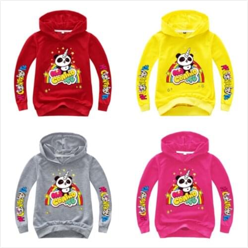 Sweatshirt Boys Hooded Coat Baby Spring Clothes Cartoon Hoodie Long Sleeve T Shirt Girl Kids Outfits Sport Costume 2-15 Year Old