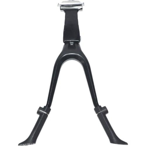 Bike Kickstand Double Leg Bicycle Foldable Adjustable Center Mount Mount Bicycle Stand Fits 26\" and Above for Bicycle Road Bike