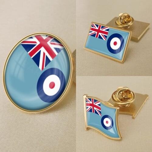 Air Force Ensign of United Kingdom Flag National Emblem Brooch Badges Lapel Pins