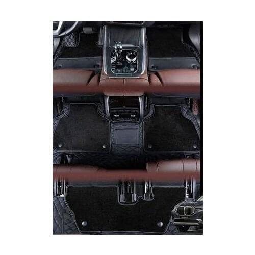 Best quality rugs! Custom special car floor mats for BMW X7 G07 2021-2019 6 7 seats waterproof double layers carpets for X7 2020